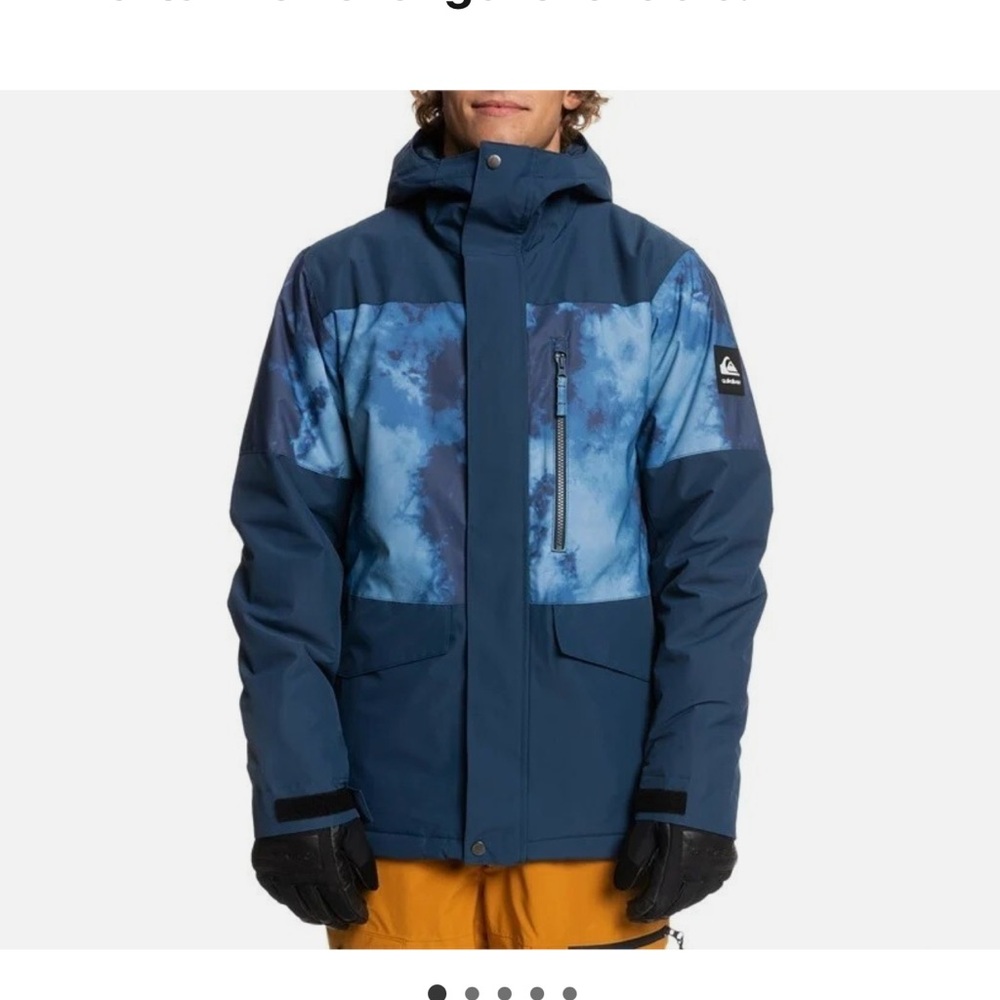 Quiksilver boy’s Mission Snowboard Jacket. Boys 16
